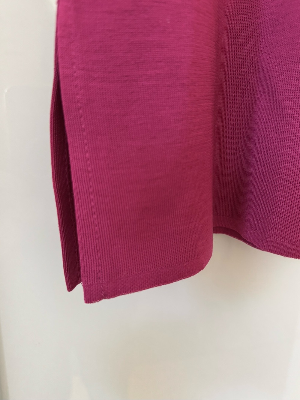 Misook NWT Luxury Classic Knit Tank Top Shell Hot Pink Magenta Scoop Neck Sz S - Picture 5 of 11
